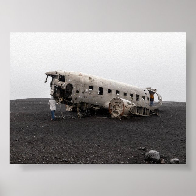 Poster O destroço do avião DC9 (Frente)