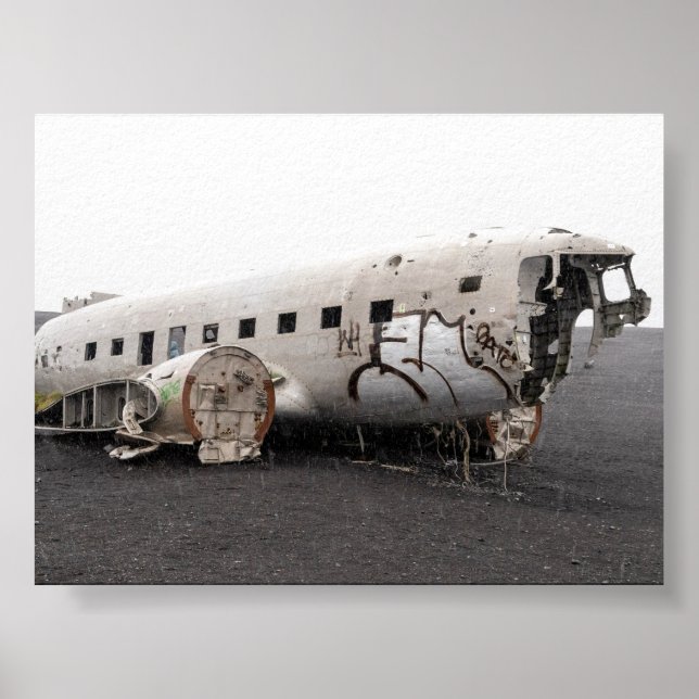 Poster O destroço do avião DC9 (Frente)