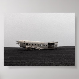 Poster O destroço do avião DC9