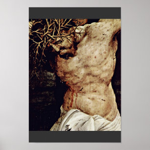 Póster O detalhe da crucificação por Grünewald Mathis