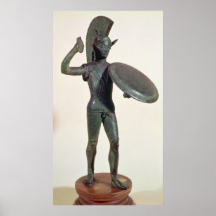 Póster O deus Marte ou um guerreiro