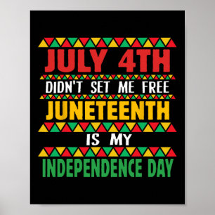 Poster O dia 4 de julho não me libertou.