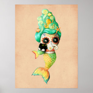 Póster O dia da menina inoperante da sereia