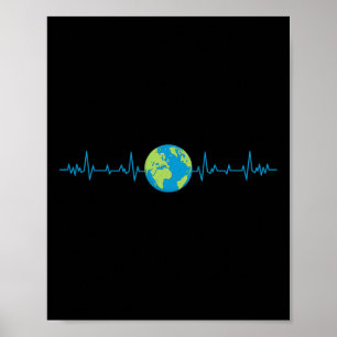 Poster O Dia da Terra Engraçada e Engraçado Salva o Nosso
