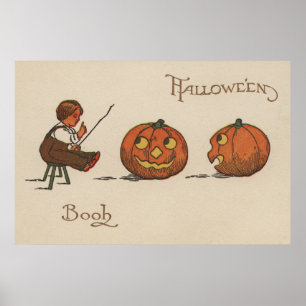 Póster O Dia das Bruxas GreetingBook