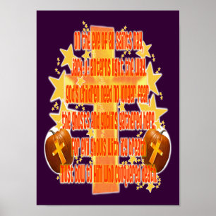 Poster O Dia das Bruxas para cristãos (poema)