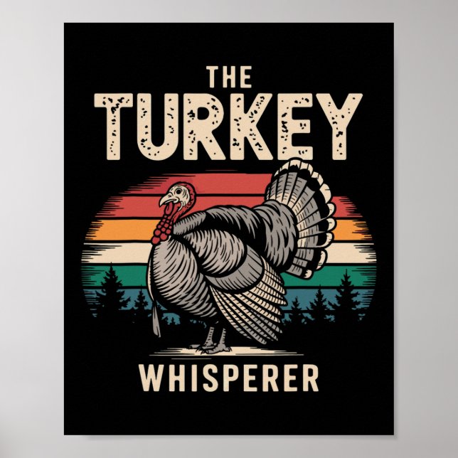 Poster O Dia de Ação de Graças do Turkey Whisperer  (Frente)