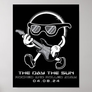 Poster O Dia do Eclipse Solar Total Sol