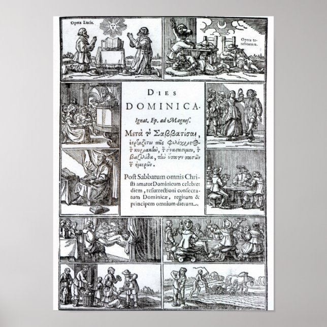 Póster O Dia do Senhor, 1639 (Frente)