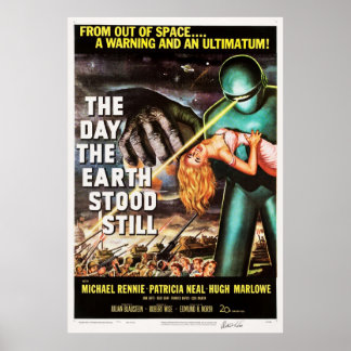 Poster O DIA EM QUE A TERRA AINDA ESTAVA EM Hollywood Cul