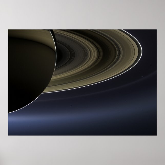 Poster O dia em que a Terra sorriu | Cassini | Saturno (Frente)