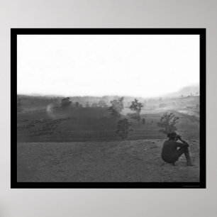 Póster O dia o mais sangrento da guerra em Antietam 1862