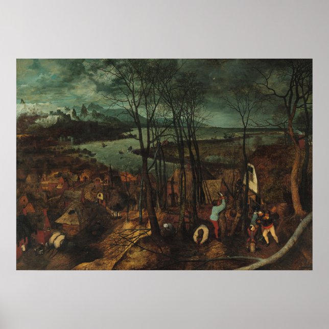 Poster O dia sombrio de Pieter Bruegel, o Velho (Frente)