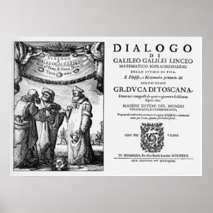 Poster O Dialogo de Galileo