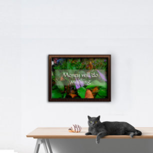 Poster O dinheiro fará qualquer coisa que a sabedoria dis