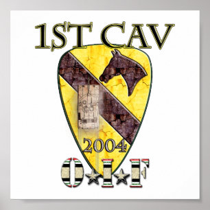 Póster ø Divisão 2004 OIF da cavalaria