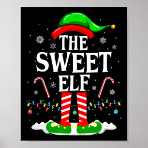 Poster O Doce Elfo Natal Divertido Correspondência Grupo 