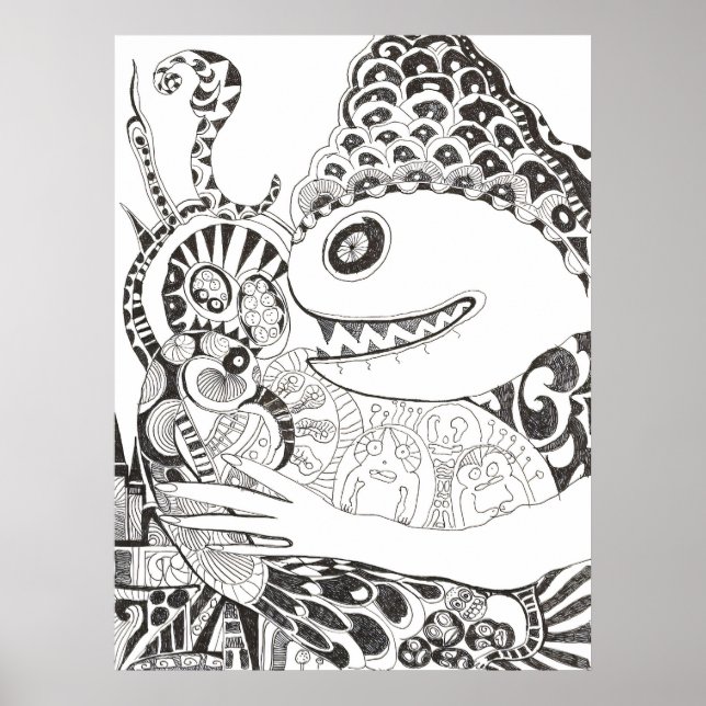 Poster O Domador de Pássaros (Frente)