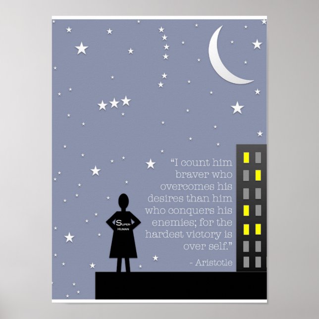 Poster O domínio de Aristóteles (Frente)