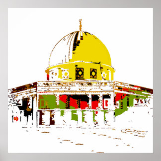 Poster O Domo da Pedra: Um Símbolo da Paz