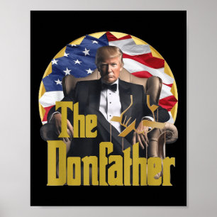 Poster O Dondad, Engraçado Trump 2024, O Comeback