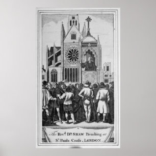 Póster O Dr. reverendo Shaw Preaching