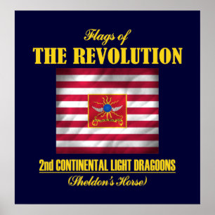 Póster ò Dragoons continentais da luz