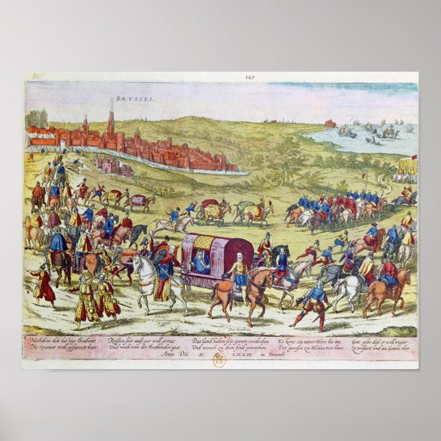 Póster O Duque de Alba, lembrado à Espanha (Frente)