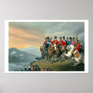 Poster O duque de Wellington e seu provêem de pessoal o