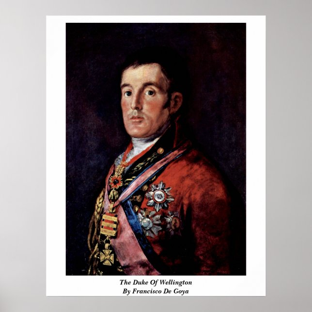 Póster O Duque De Wellington Por Francisco De Goya (Frente)