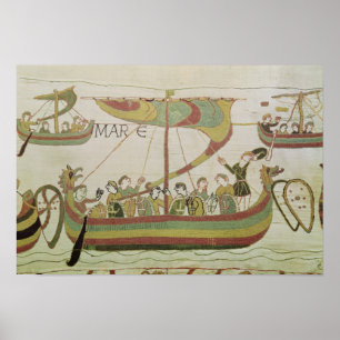 Póster O duque William de Normandy cruza o mar