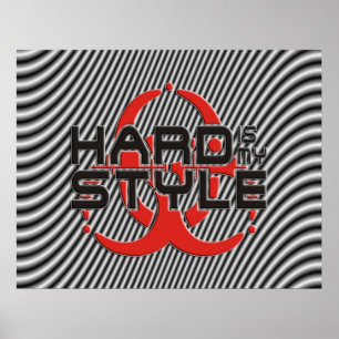 Póster o duro é minha música do hardstyle das listras  