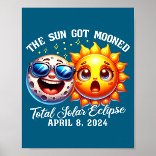 Poster O Eclipse Sol Ficou Lunar Solar