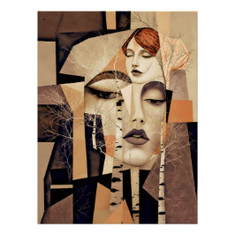 Póster O Eco de “Virelle” – Um Retrato Abstrato