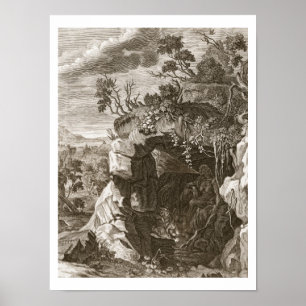 Póster O eco ninfônico se transformou em som, 1731 (grava