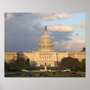 Poster O edifício do Capitólio dos Estados Unidos em