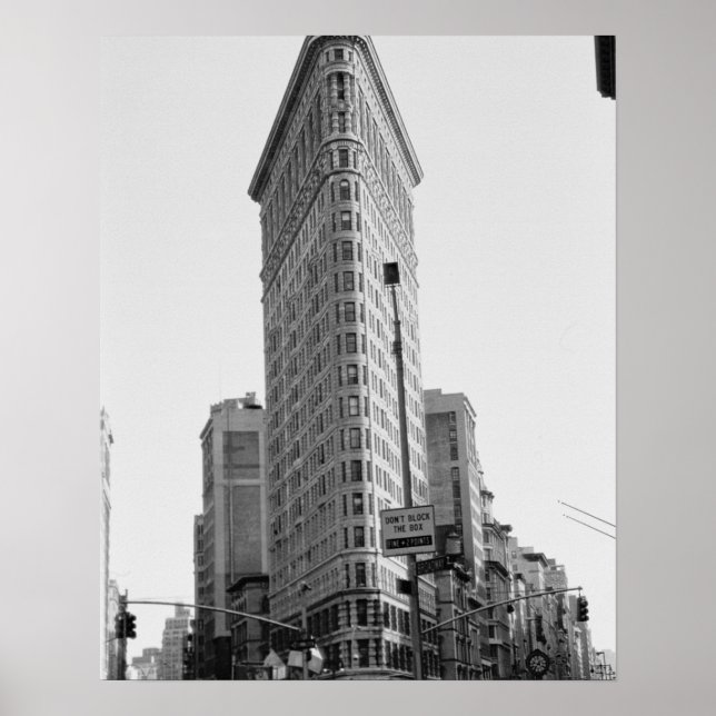 Póster O edifício Flatiron (foto) (Frente)