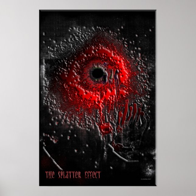 Póster O Efeito Splatter (Frente)