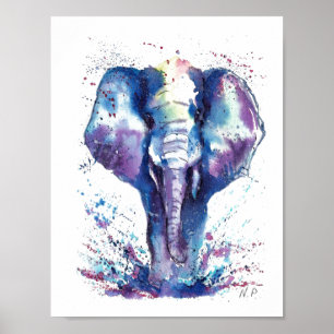 Poster O elefante caçoa a arte