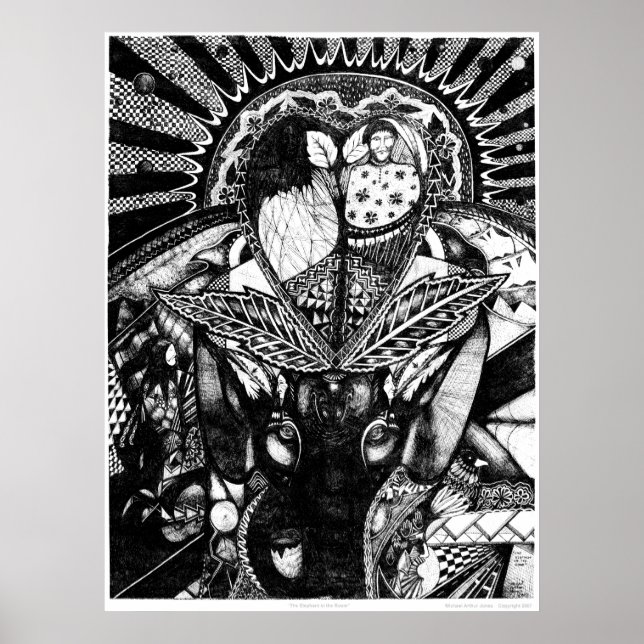 Poster O Elefante na Sala (Frente)