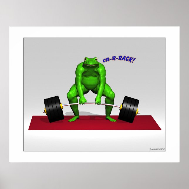 Poster O elevador de peso (Frente)