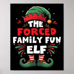 Poster O Elfo de Diversão Familiar Forçada Família Corres