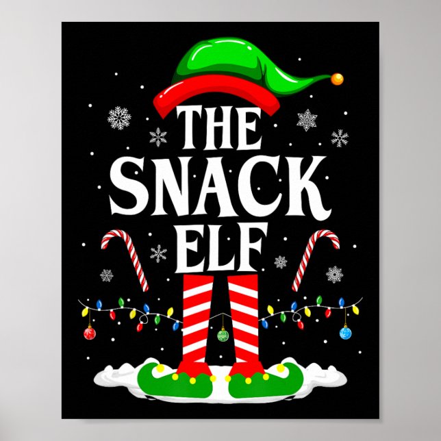 Poster O Elfo Lanche Xmas Divertido Conjunto Familiar Gru (Frente)