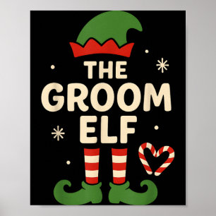 Poster O Elfo Noivo Natal Xmas Casamento Divertido