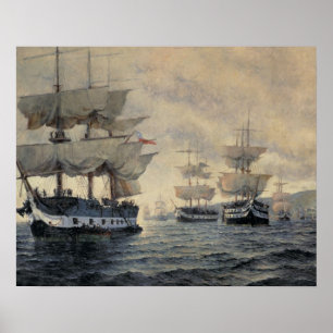 Poster O embarque da expedição de liberação do Pe