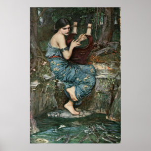Poster O encantador de John William Waterhouse - 1911