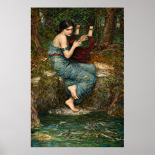 Poster O Encantador por John William Waterhouse