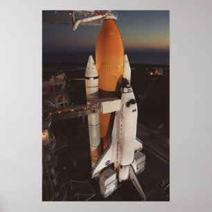 Póster O Endeavor de Encaminhamento de Espaço se prepara 
