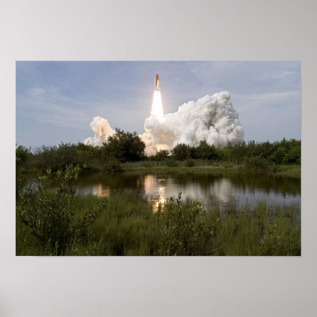 Póster O Endeavor do Ônibus espacial se levanta de 5 (Frente)
