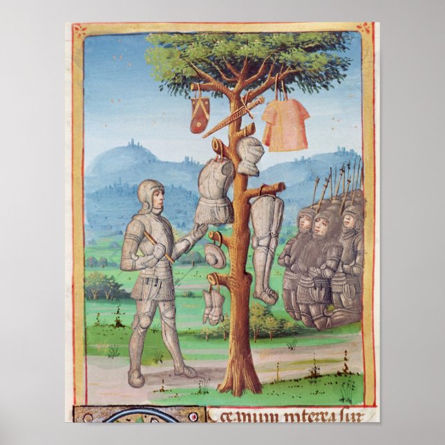 Póster O Eneido de Virgil com um comentário de (Frente)